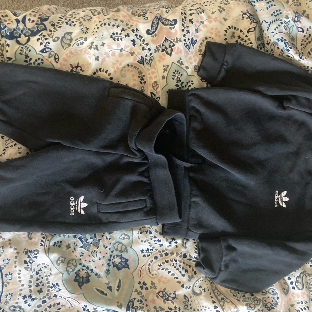 Adidas fleece track suit 9-12 months